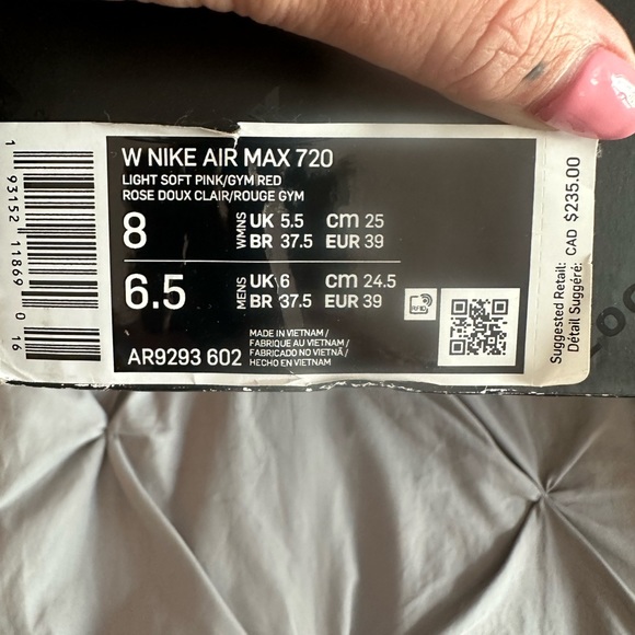 Nike Air Max 720 light soft pink - Picture 6 of 6